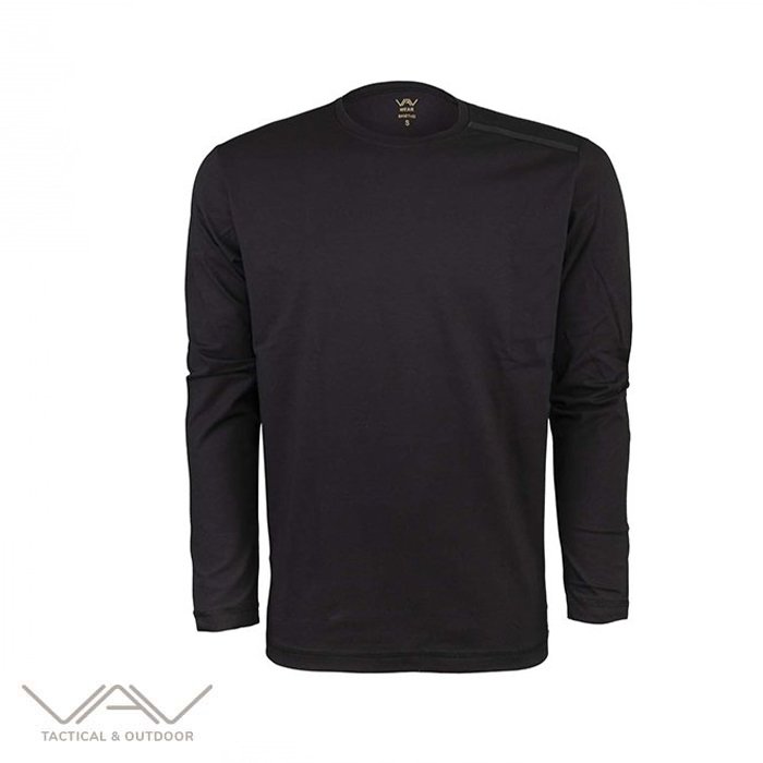 VAV Baseti-04 Uzun Kol Sweatshirt Siyah M