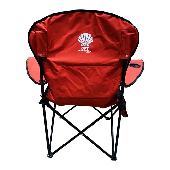 DFT Kollu Katlanır Premium Kamp Sandalyesi Kırmızı