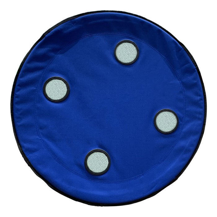 DFT Katlanır Yuvarlak Kamp Masası (Çantalı) Mavi