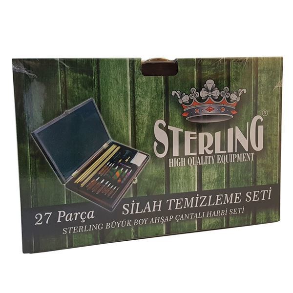 STERLING Büyük Boy Ahşap Çantalı Harbi Set 004