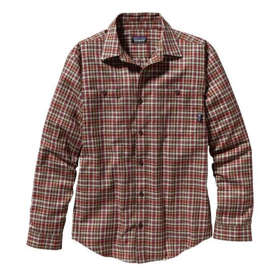 Patagonia Men’s Long-Sleeved Pima Cotton Shirt-Mavi_siyah