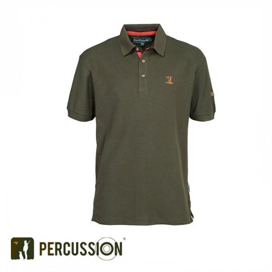 D. PERCUSSION Treesco Chasse Brode Polo Tişört XL
