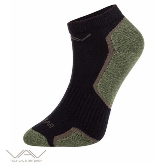 VAV Pod03 Fonk. Erkek Patik Çorap Siyah-Haki 43-46