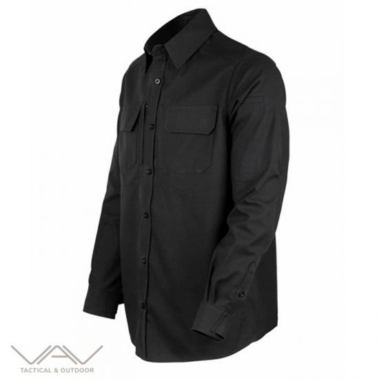 VAV Uzun Kol Gömlek Hidden-02 Hiking Siyah XL