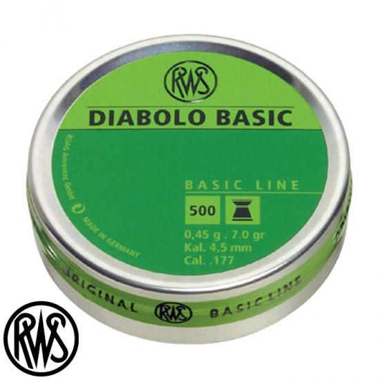 RWS Diabolo Basic 4,5M 0,45G Havalı Saçma *500