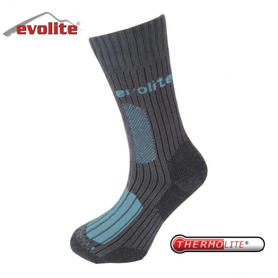 Evolite Core Thermolite Kışlık Çorap-Siyah-mavi