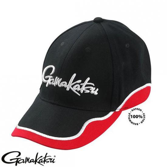 D. GAMAKATSU Stremline Siyah-Kırmızı Şapka