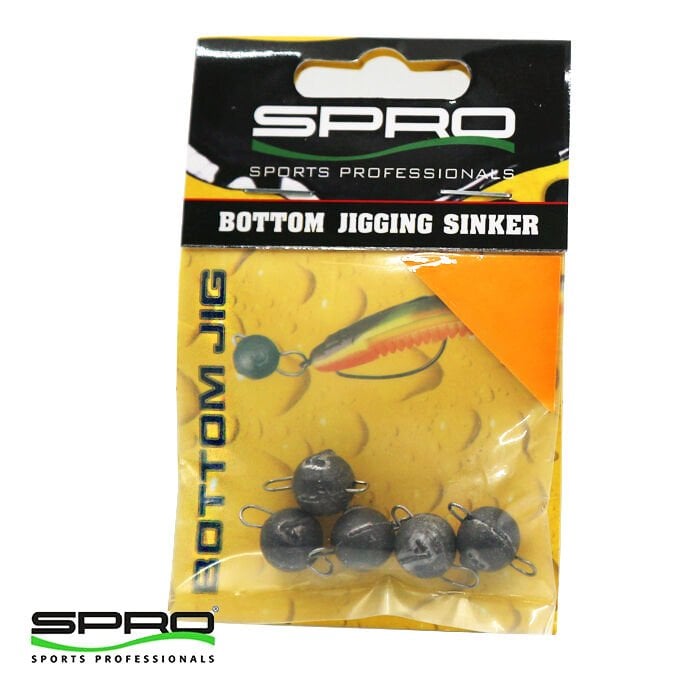 SPRO Rigged Bottom Jig Siyah 7G -5