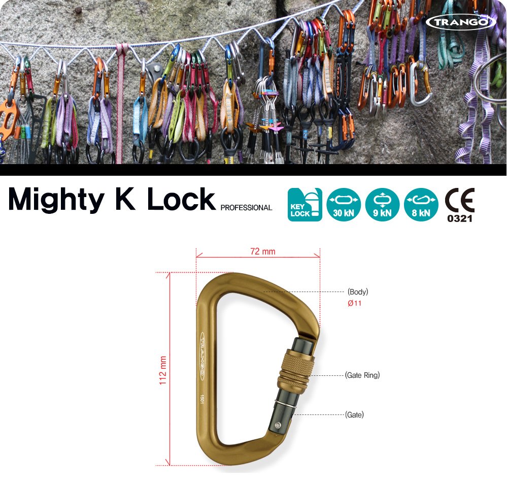 Trango Mighty K Lock Karabina